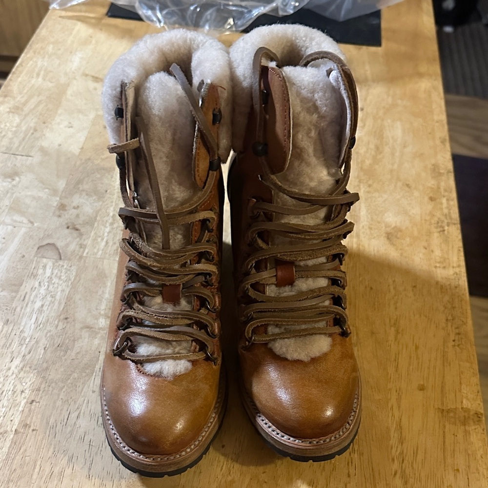 Freebird by Steven Tan Shearling-Lined Boots
Only work twice $395